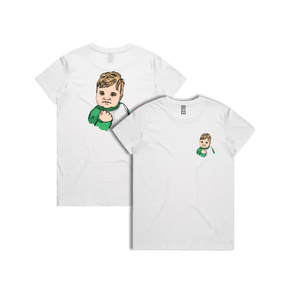 XS / White / Small Front & Large Back Design Success Kid ✊ - Women's T Shirt