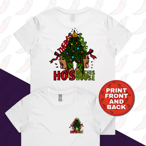 XS / White / Small Front & Large Back Design WAP Christmas 😻🎄- Women's T Shirt