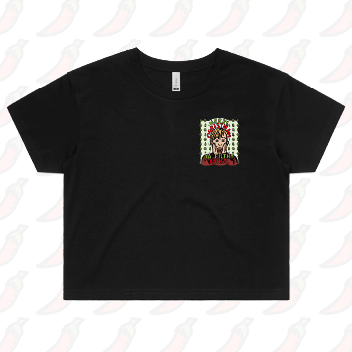 Ya Filthy Animal 🎅  - Women's Crop Top