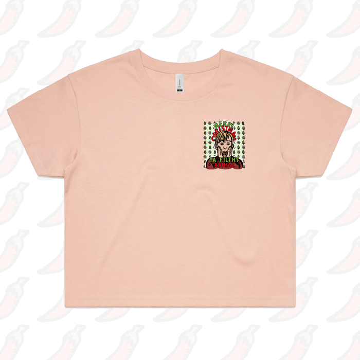Ya Filthy Animal 🎅  - Women's Crop Top