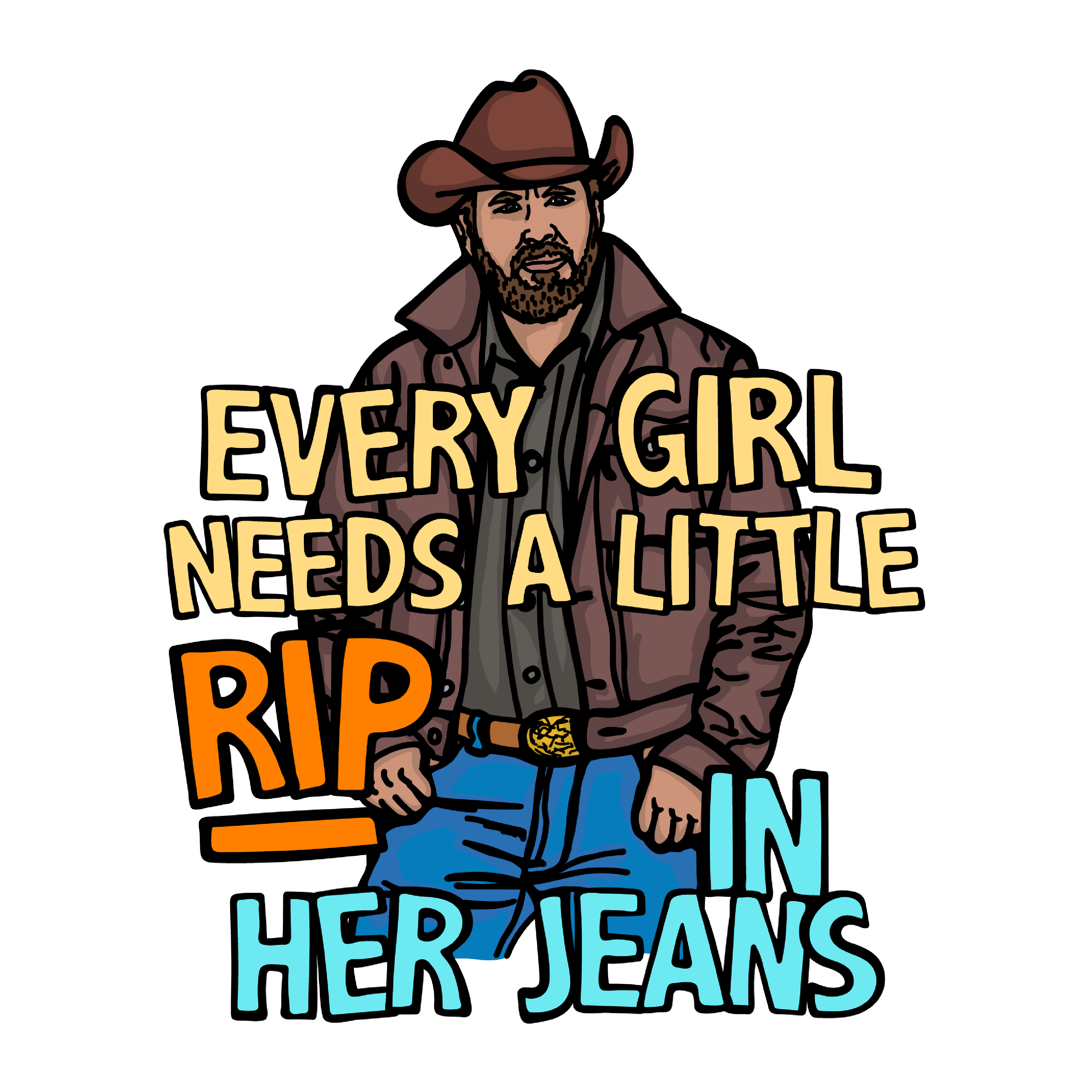 Yellowstone Rip 👖🤠 - Unisex Hoodie