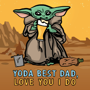 Yoda Best Dad 👽 - Stubby Holder