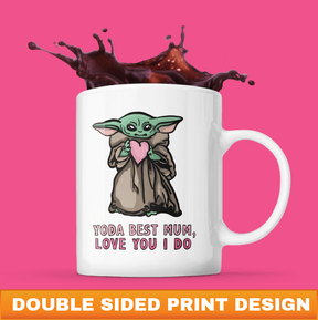 Yoda Best Mom & Yoda Best Dad Mug Set - Yoda Coffee Mug Yoda Tea Mug